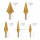 5PCS Step Drill Bits with Titanium Coated